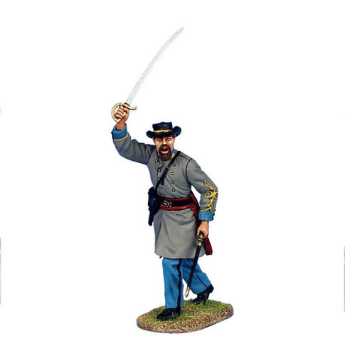 Confederate Captain Advancing with Sword