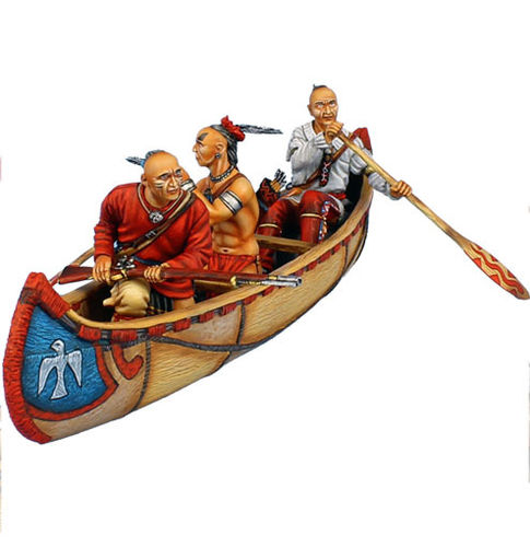 Woodland Indian Canoe Set