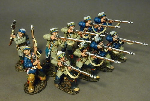 10th ANNIVERSARY SPECIAL, BOOSTER/STARTER SET #1 FRENCH MARINES, (10pcs)