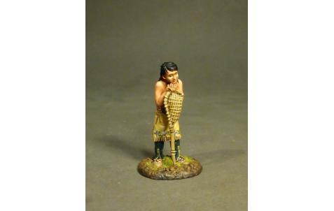 Woodland Indians,  Youth, Watching Lacrosse Game, (1pc)