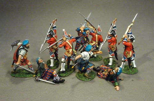10th ANNIVERSARY SPECIAL, BOOSTER/STARTER SET #2 JACOBITES AND BRITISH INFANTRY, (10pcs)