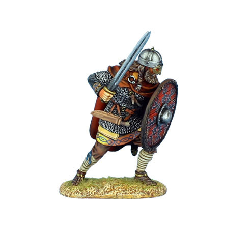 Viking Warrior Shieldwall with Sword