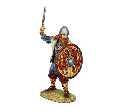 Viking Warrior Shieldwall with Axe