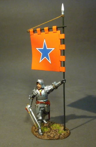 THE RETINUE OF JOHN DE VERE, 13th EARL OF OXFORD, KNIGHT WITH BANNER, (2 pcs)