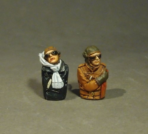 WOUNDED ALLIED PILOTS, (2 pcs)