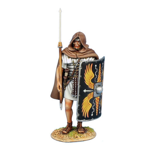 Imperial Roman Legionary Standing with Cloak - Legio II Augusta