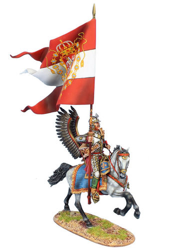 Polish Winged Hussar with Grand Standard of Sigismund III