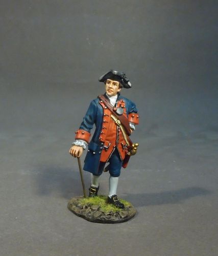 THE RAID ON ST. FRANCIS 1759, THE NEW JERSEY PROVINCIAL REGIMENT, OFFICER #2, (1 pc)