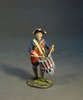 THE RAID ON ST. FRANCIS 1759, THE NEW JERSEY PROVINCIAL REGIMENT, DRUMMER #1, (1 pc)