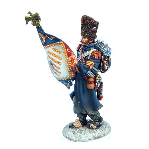 Old Guard Grenadier with 1st Grenadiers a Pied Standard