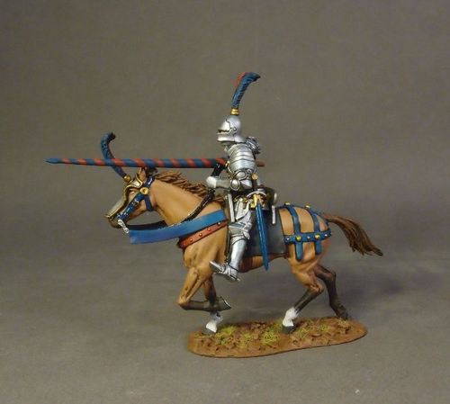 THE BATTLE OF BOSWORTH FIELD 1485, MOUNTED YORKIST KNIGHT, (4pcs)