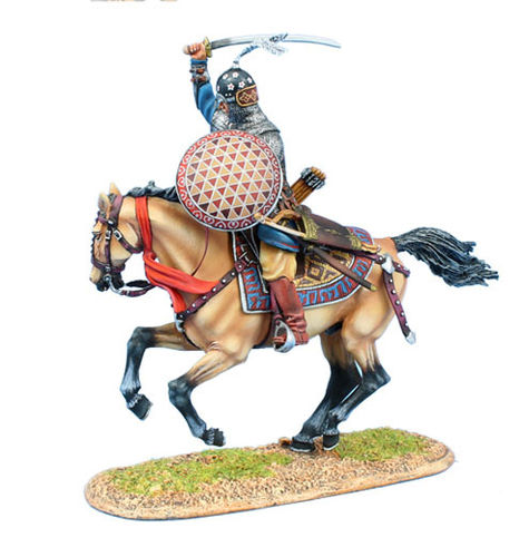 Mounted Mamluk Warrior with Sword