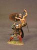 ARMIES AND ENEMIES OF ANCIENT ROME, ANCIENT GAULS, WARRIORS CHARGING. (1 pc)