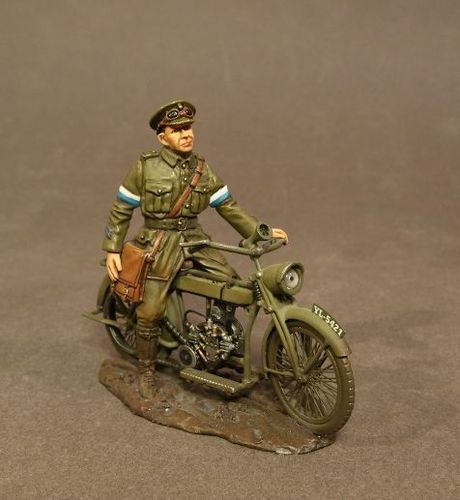 Royal Engineers Signal Service(RESS), DESPATCH RIDER ON MOTORBIKE, (1pc)