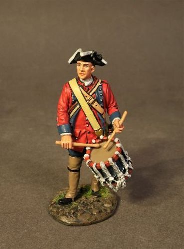 THE RAID ON ST. FRANCIS 1759, 60th (ROYAL AMERICAN), REGIMENT OF FOOT, DRUMMER #2, (1pc)