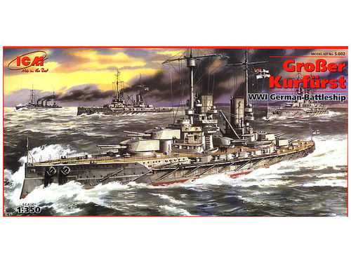 ICM: Großer Kurfürst WWI German Battleship in 1:350