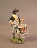 THE BATTLE OF SARATOGA 1777, CONTINENTAL ARMY, THE 1st CANADIAN REGIMENT, DRUMMER. (1pc)