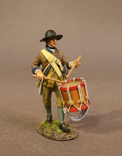 THE BATTLE OF SARATOGA 1777, CONTINENTAL ARMY, THE2nd NEW YORK REGIMENT, DRUMMER. (1pc)