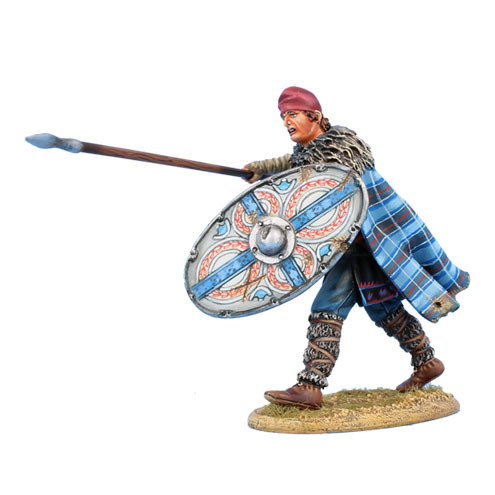 Dacian Warrior with Spear and Shield