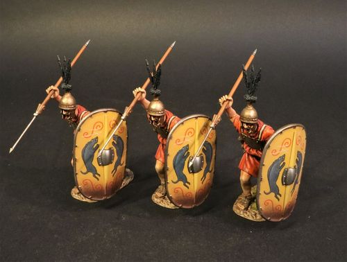 ARMIES AND ENEMIES OF ANCIENT ROME, THE ROMAN ARMY OF THE MID REPUBLIC, HASTATUS. (3 pcs)