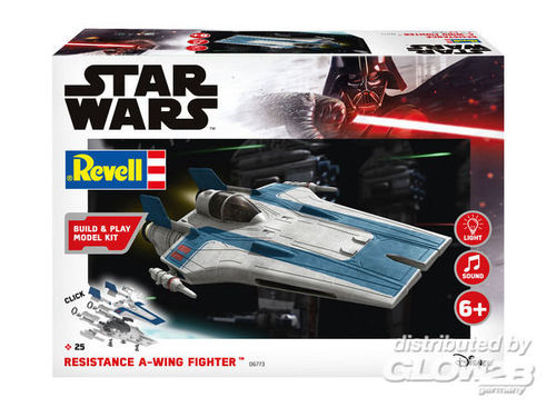 Revell: Resistance A-wing Fighter, blue in 1:44