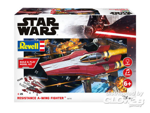 Revell: Resistance A-wing Fighter, red in 1:44