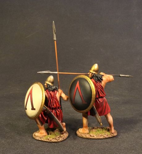THE PELOPONNESIAN WAR 431-404BC, THE SPARTAN ARMY, SPARTAN WARRIORS (2 pcs)