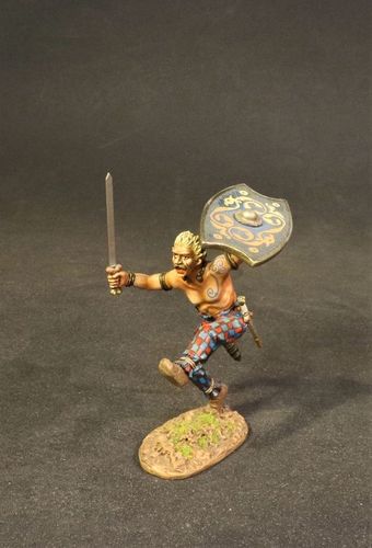 ARMIES AND ENEMIES OF ANCIENT ROME, ICENI WARRIOR, CHARGING. (1pc)