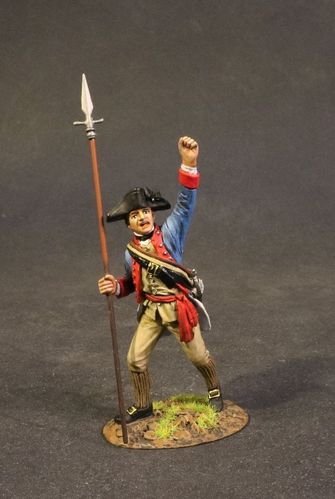 THE BATTLE OF SARATOGA 1777,CONTINENTAL ARMY, THE 2nd NEW HAMPSHIRE REGIMENT, INFANTRY OFFICER. (1p)