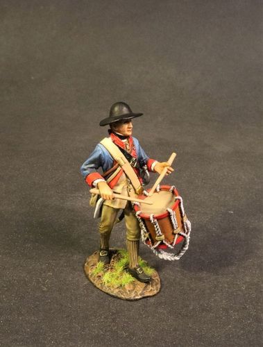 THE BATTLE OF SARATOGA 1777, CONTINENTAL ARMY, THE 2nd NEW HAMPSHIRE REGIMENT, DRUMMER. (1pc)