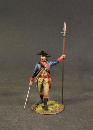 THE BATTLE OF SARATOGA 1777, CONTINENTAL ARMY, THE 2nd NEW HAMPSHIRE REGIMENT, INFANTRY OFFICER.