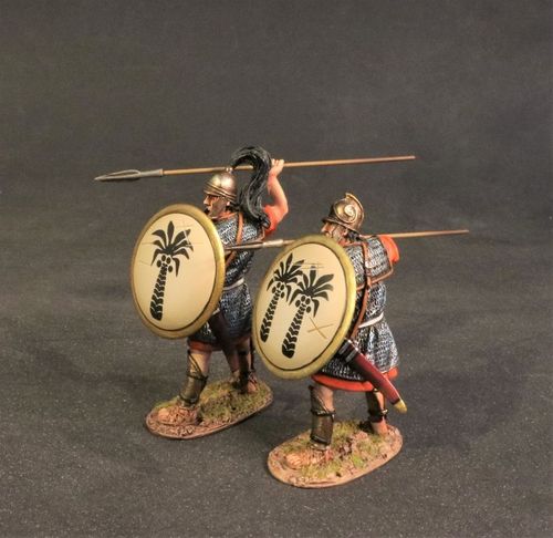 ARMIES AND ENEMIES OF ANCIENT ROME, THE CARTHAGINIANS, CARTHAGINIAN INFANTRY. ( 4pcs)