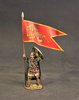 THE AGE OF ARTHUR,  ANGLO SAXON/ DANES. SAXON HOUSECARL WITH BANNER. (2 pcs)