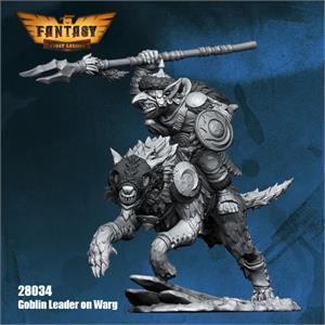Goblin Leader on Warg - 2 Varianten - Speer und Schwert