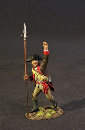 CONTINENTAL ARMY, THE 12th MASSACHUSETTS REGIMENT, INFANTRY OFFICER. (1pc)