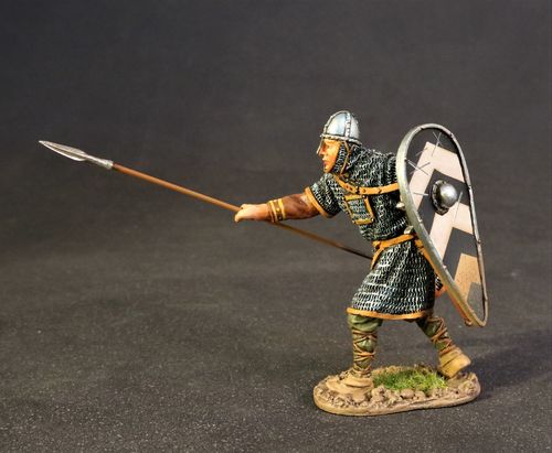 THE AGE OF ARTHUR,  THE NORMAN ARMY, NORMAN SPEARMAN. (2pcs)