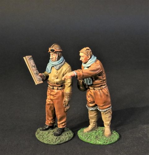 THE KNIGHTS OF THE SKIES, LFG ROLAND CIIa, PILOT AND OBSERVER. (2 pcs)