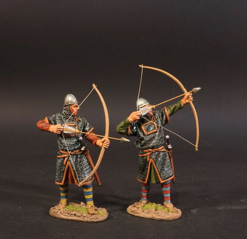 THE NORMAN ARMY, NORMAN ARMOURED ARCHERS. (2pcs)