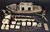 THE FUR TRADE, THE ROCKY MOUNTAIN RENDEZVOUS, RIVER KEEL BOAT. (30 pcs)