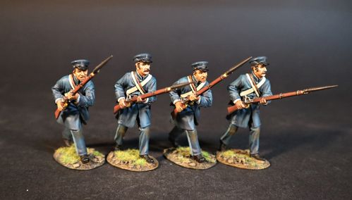 THE ARMY OF THE SHENANDOAH, FIRST BRIGADE, THE 33rd VIRGINIA INFANTRY REGIMENT, 4 INFANTRY ADVANCING