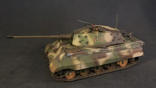THE BATTLE OF THE BULGE,  King Tiger #213,  Schwere SS-Panzerabteilung 501 (s.SS-Pz.Abt 501) (24 pcs