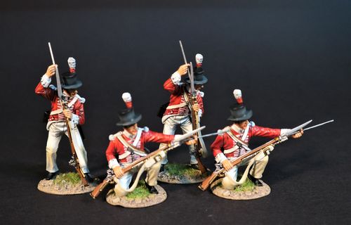 THE 74th (HIGHLAND) REGIMENT OF FOOT 4 LINE INFANTRY. (4 pcs)