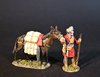 MOUNTAIN MAN WITH PACK MULE. (2 pcs)