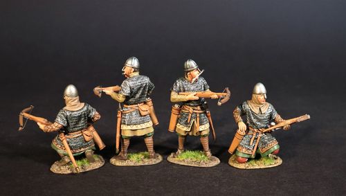 THE NORMAN ARMY, NORMAN CROSSBOW. (4 pcs)