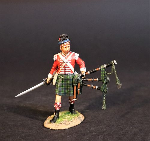 THE BATTLE OF ASSAYE 1803, THE 74th (HIGHLAND) REGIMENT OF FOOT PIPER. (1 pc)