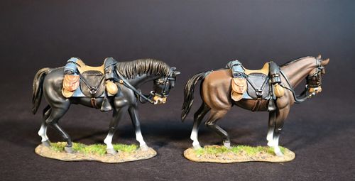 THE ARMY OF NORTHERN VIRGINIA, CAVALRY DIVISION, CAVALRY HORSES. (2 pcs)