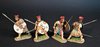 TROY AND HER ALLIES, THE LYCIANS, 4 LYCIAN WARRIORS. (4 pcs)