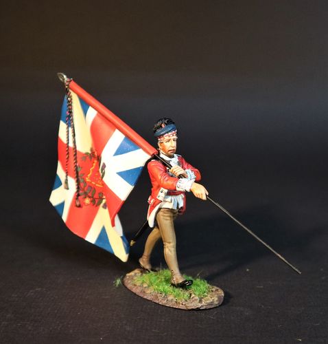 THE BRITISH ARMY, 1st BATTALION, 71st REGIMENT OF FOOT. STANDARD BEARER. (2 pcs)