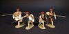 TROY AND HER ALLIES, THE LYCIANS, 4 LYCIAN WARRIORS. (8 pcs)