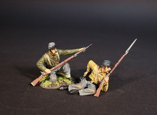THE ARMY OF THE SHENANDOAH, FIRST BRIGADE, 4th VIRGINIA REGIMENT, 2 INFANTRY. (2 pcs)
